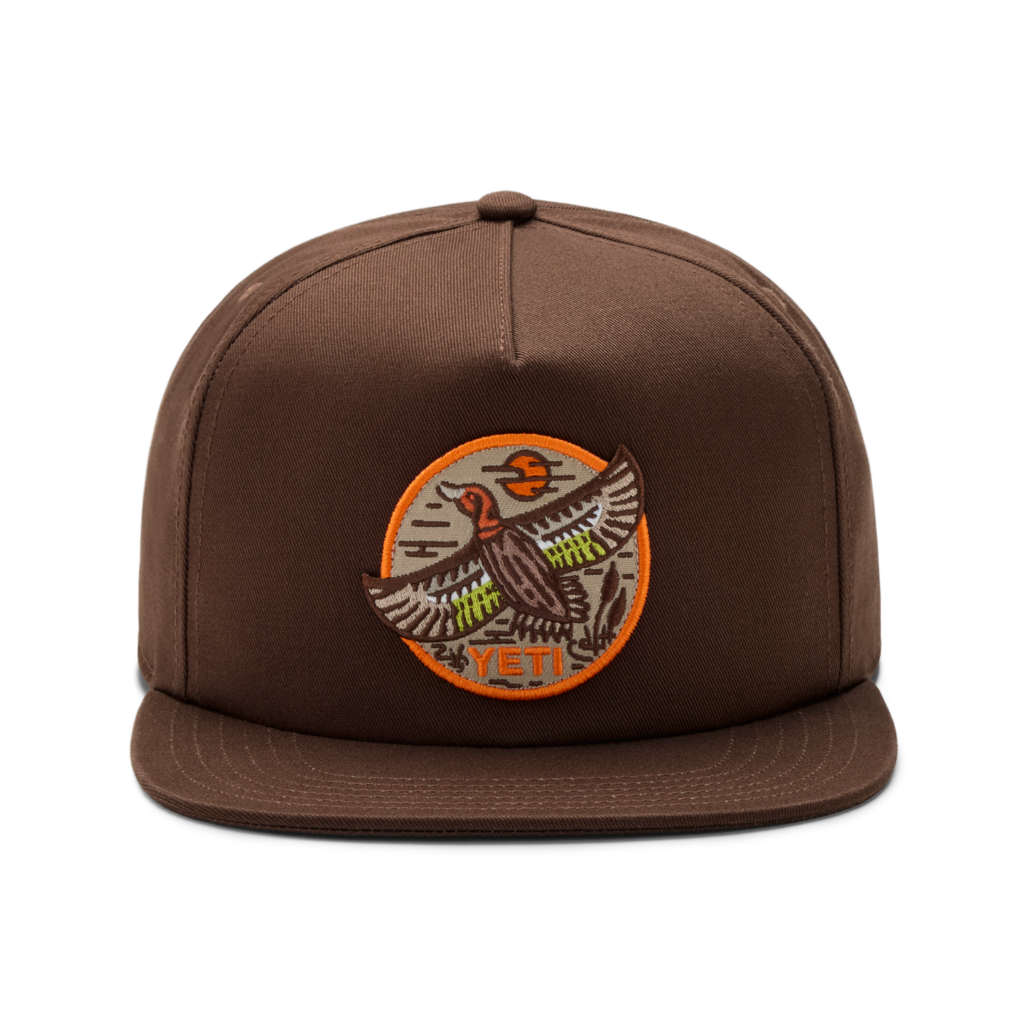 YETI YETI® BFTW Duck Flat Brim Hat Dark Brown