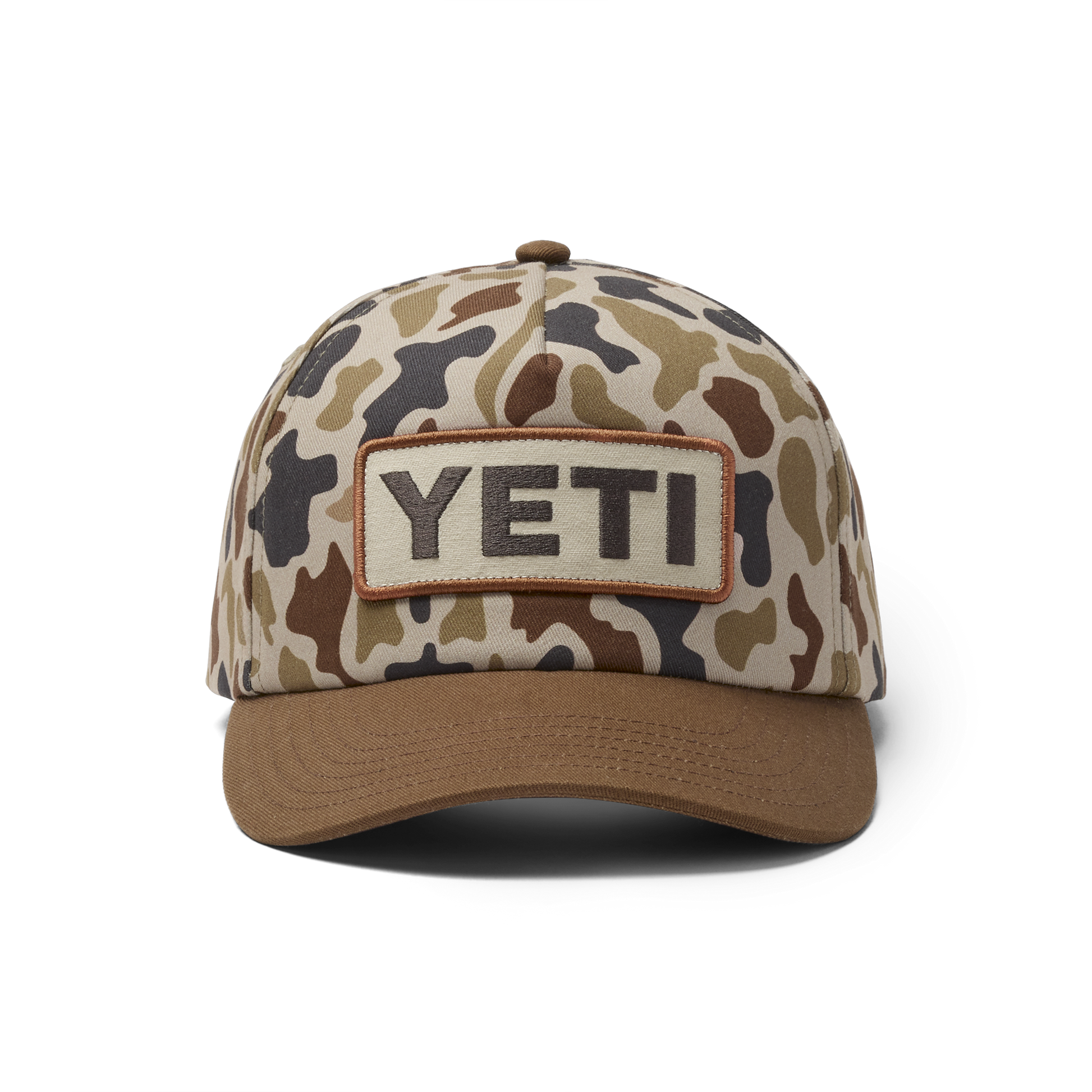 YETI® Logo Camo Woven Flat Brim Snapback