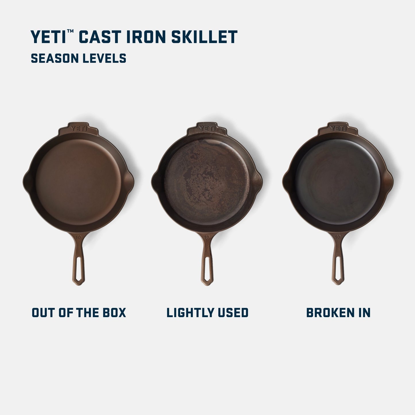 YETI YETI™ 12 Cast Iron Skillet Cast Iron