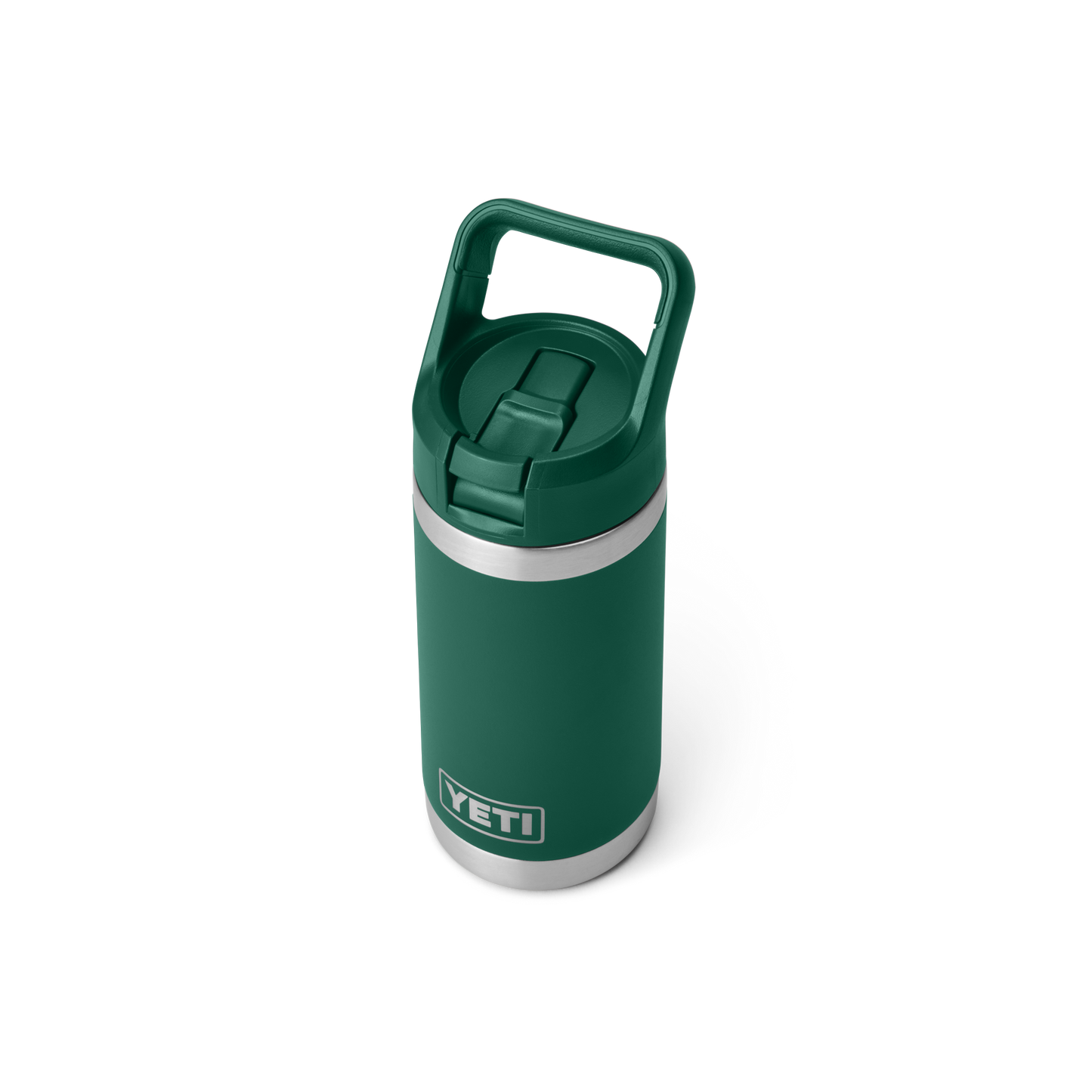 YETI Rambler® Jr 12 oz Fles van 355 ml voor kinderen Black Forest Green