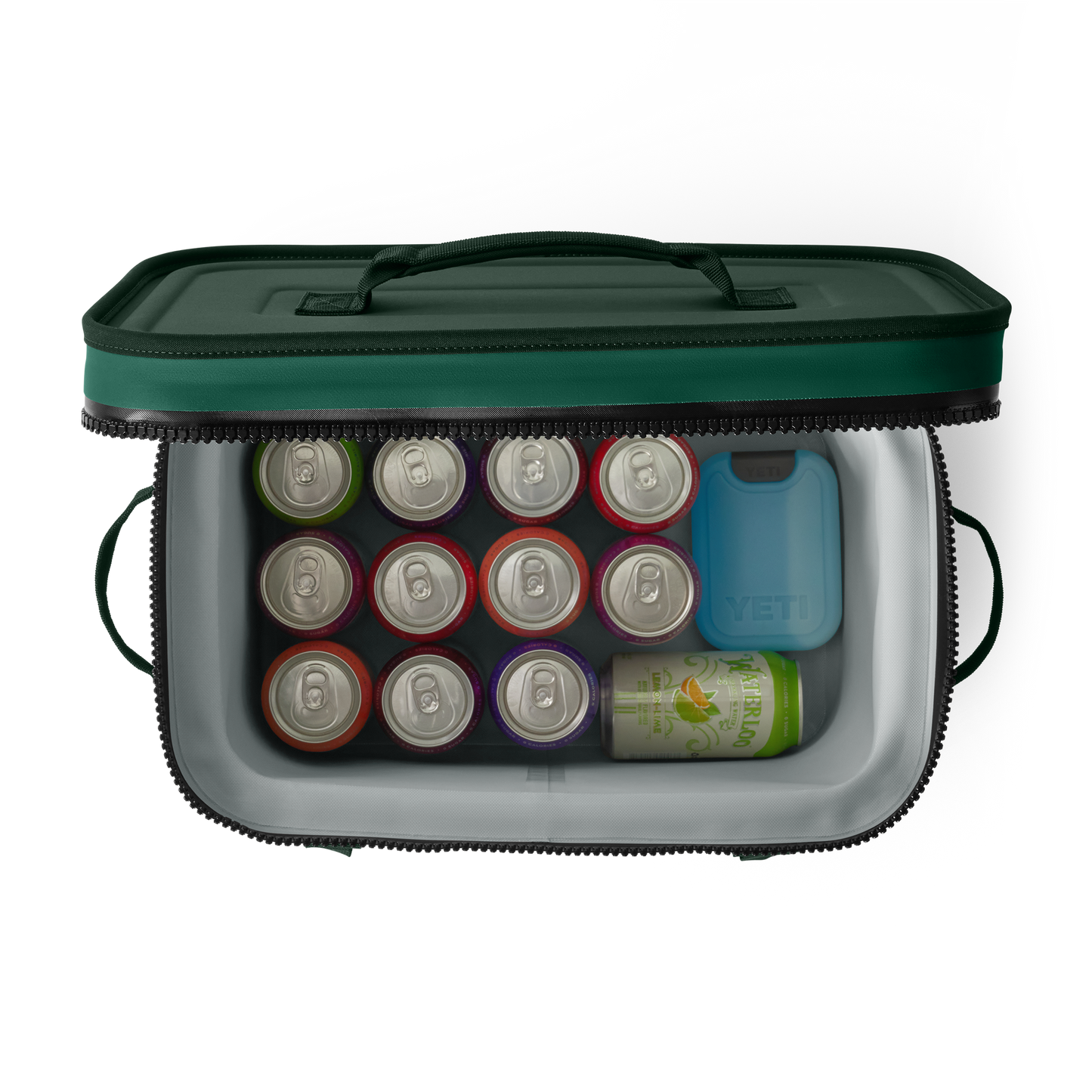 YETI Hopper Flip® 18 Soft Cooler Black Forest Green