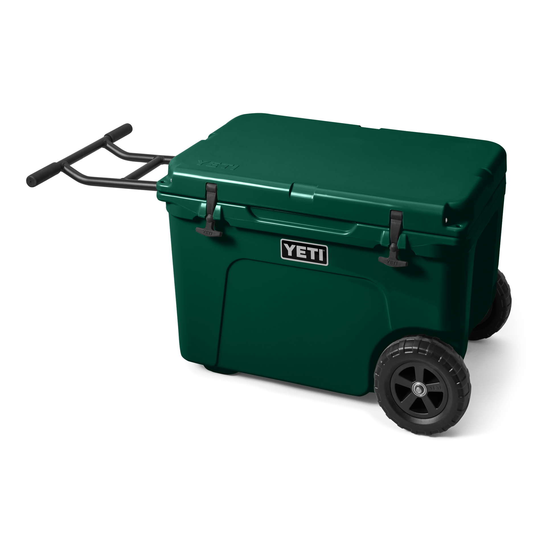 YETI Tundra Haul® Wheeled Cool Box Black Forest Green