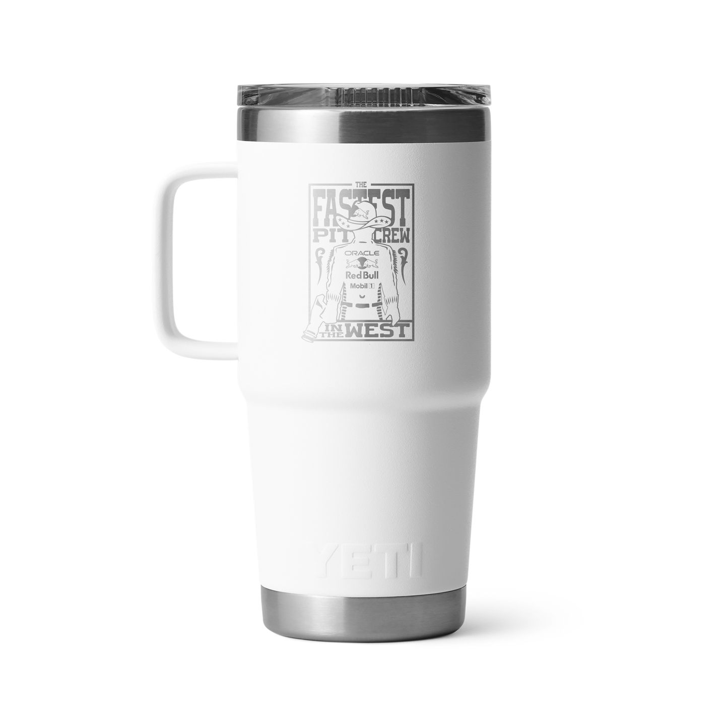 Oracle Red Bull Racing Rambler® 20 oz (591 ml) Travel Mug - Fastest Pit Crew