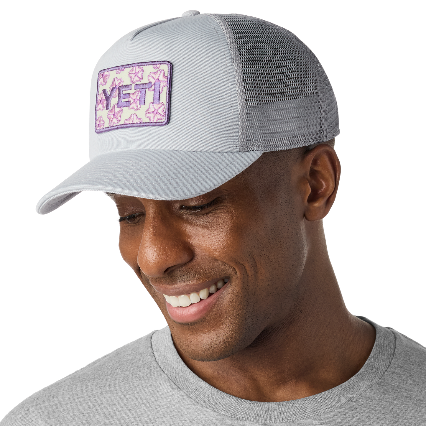 YETI YETI™ Cherry Blossom Truckerpet Grey