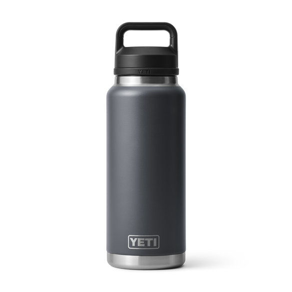 YETI RamblerĀ® 36 oz (1065 ml) Bottle With Chug Cap Charcoal