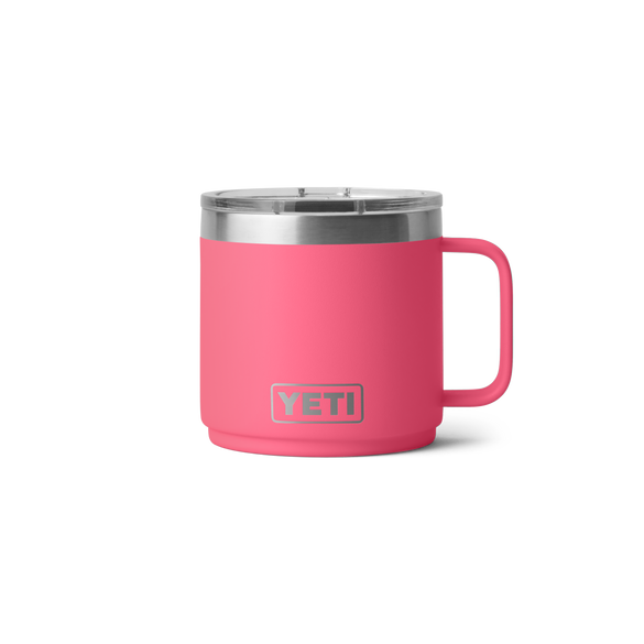 YETI RamblerĀ® 14 oz (414 ml) Stackable Mug Tropical Pink