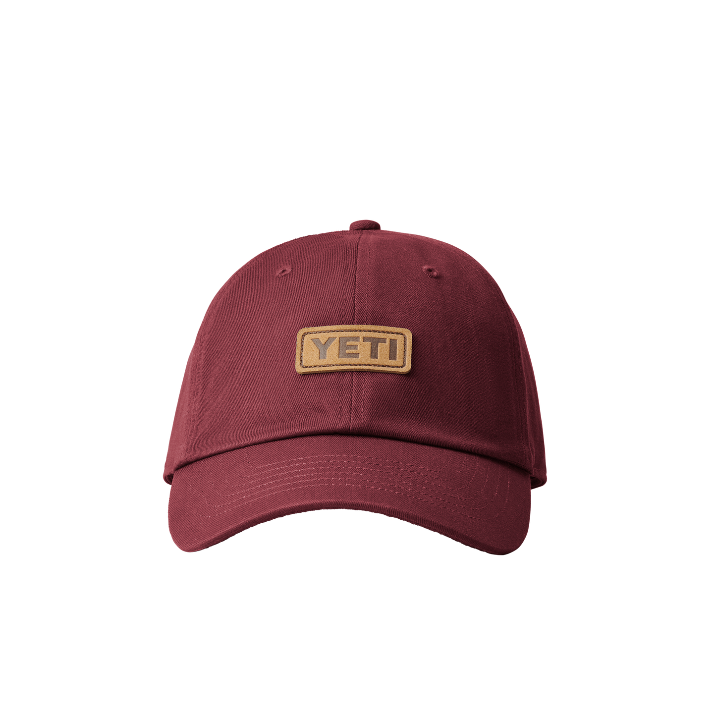 YETI Leren honkbalpet met logo Harvest Red