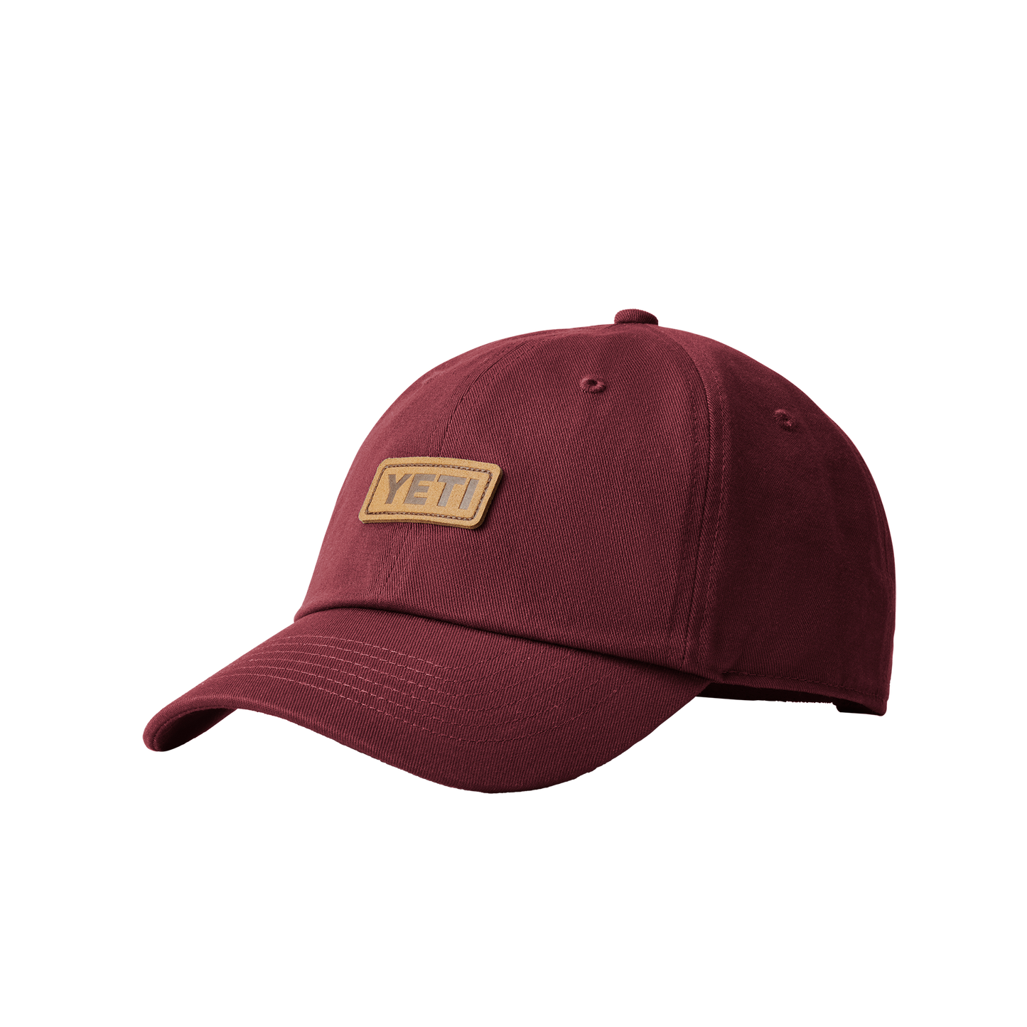 YETI Leren honkbalpet met logo Harvest Red