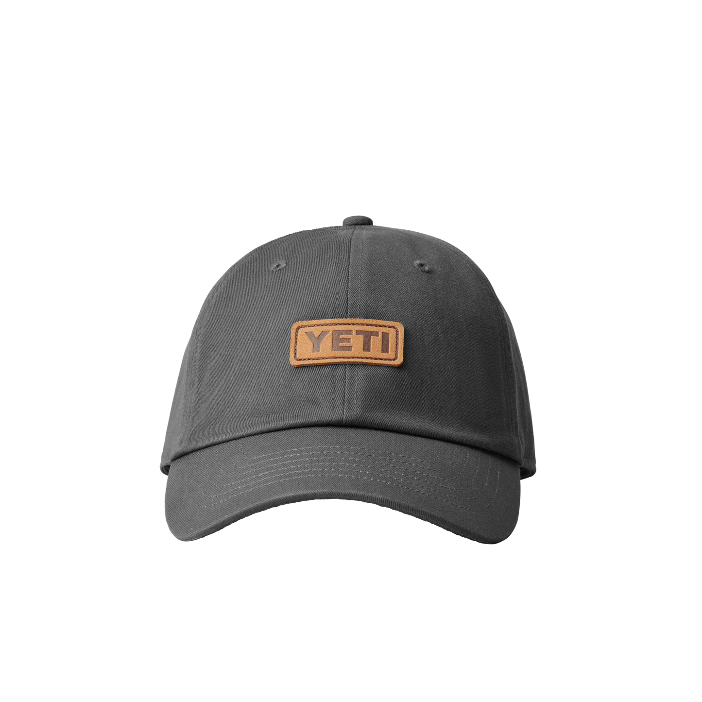 YETI Leren honkbalpet met logo Dark Grey