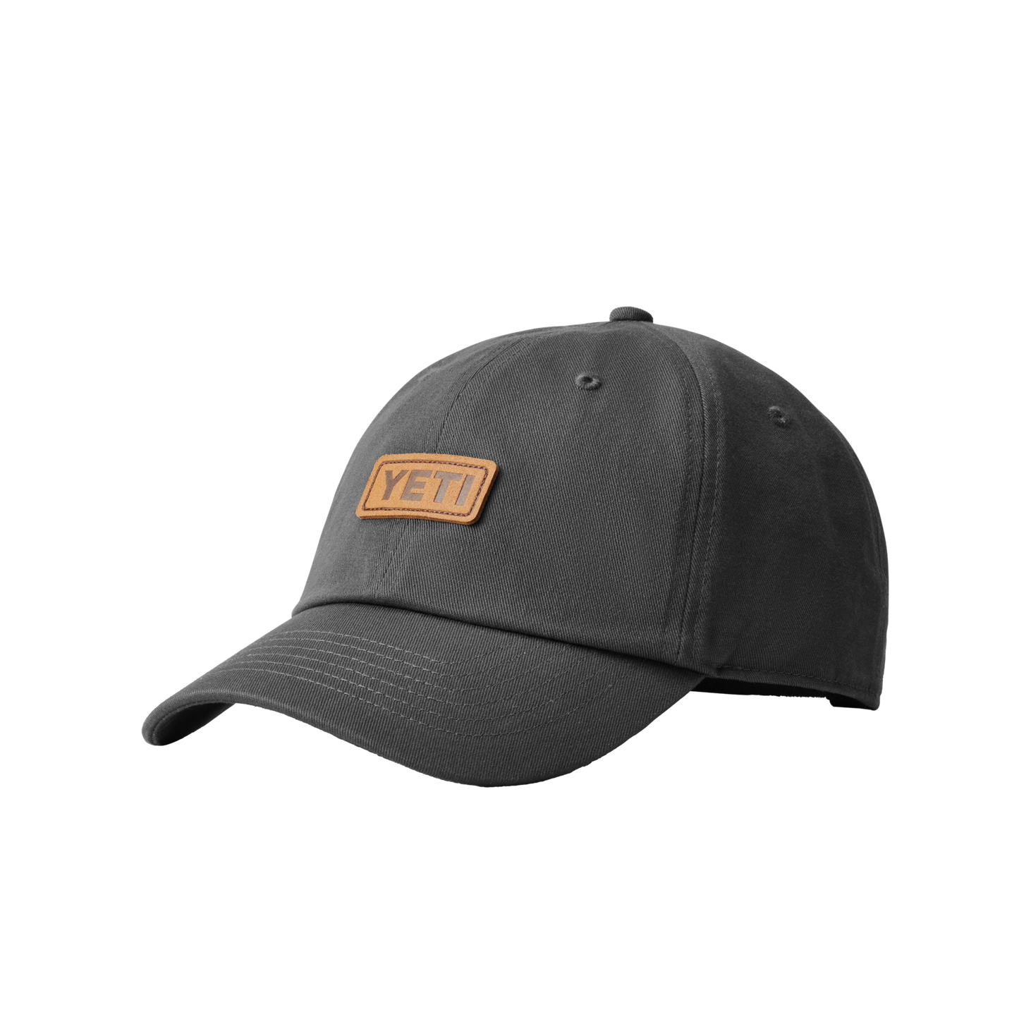 YETI Leren honkbalpet met logo Dark Grey