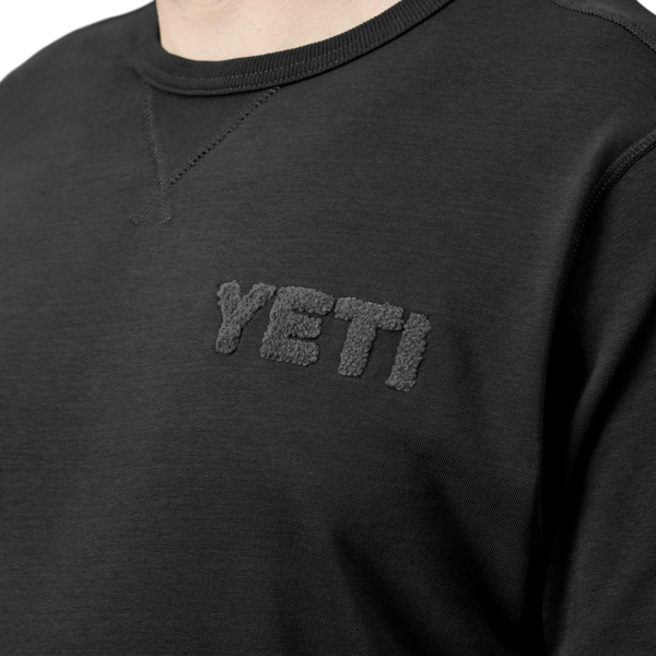 YETI Hoody van sweatstof met volledige rits Zwart