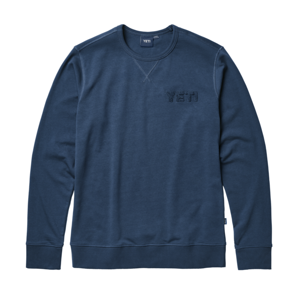 YETI Hoody van sweatstof met volledige rits Navy