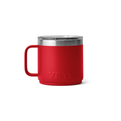 YETI Rambler® 14 oz (414 ml) Stapelbare Mok van Rescue Red