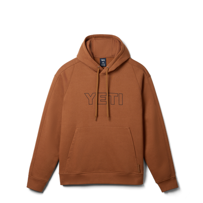 YETI YETI™ Logo Built for the Wild Fleece Hoodie Rust