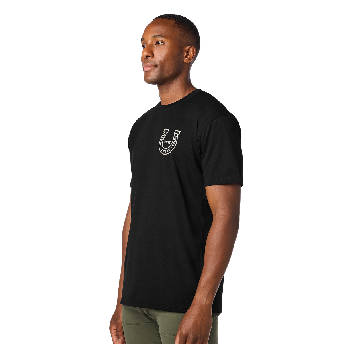 YETI Horseshoe Short Sleeve T-Shirt Black