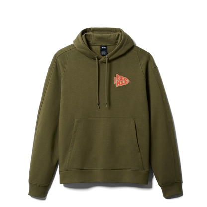 YETI Arrowhead Built for the Wild Pullover Fleece Hoodie Olive
