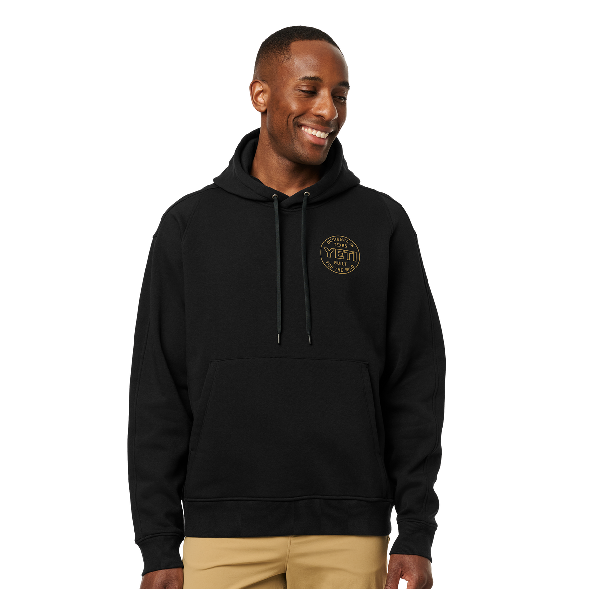 YETI Designed In Pullover Fleece Hoodie Black