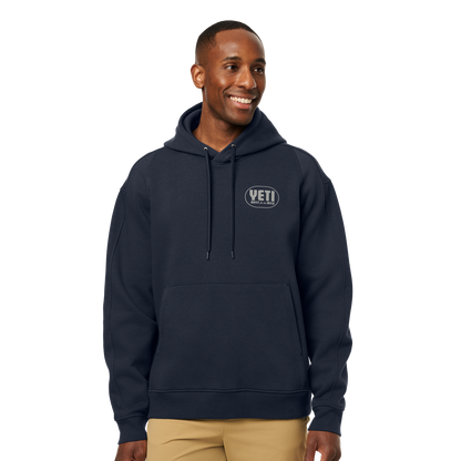 YETI Retro Built for the Wild Pullover Fleece Hoodie Navy