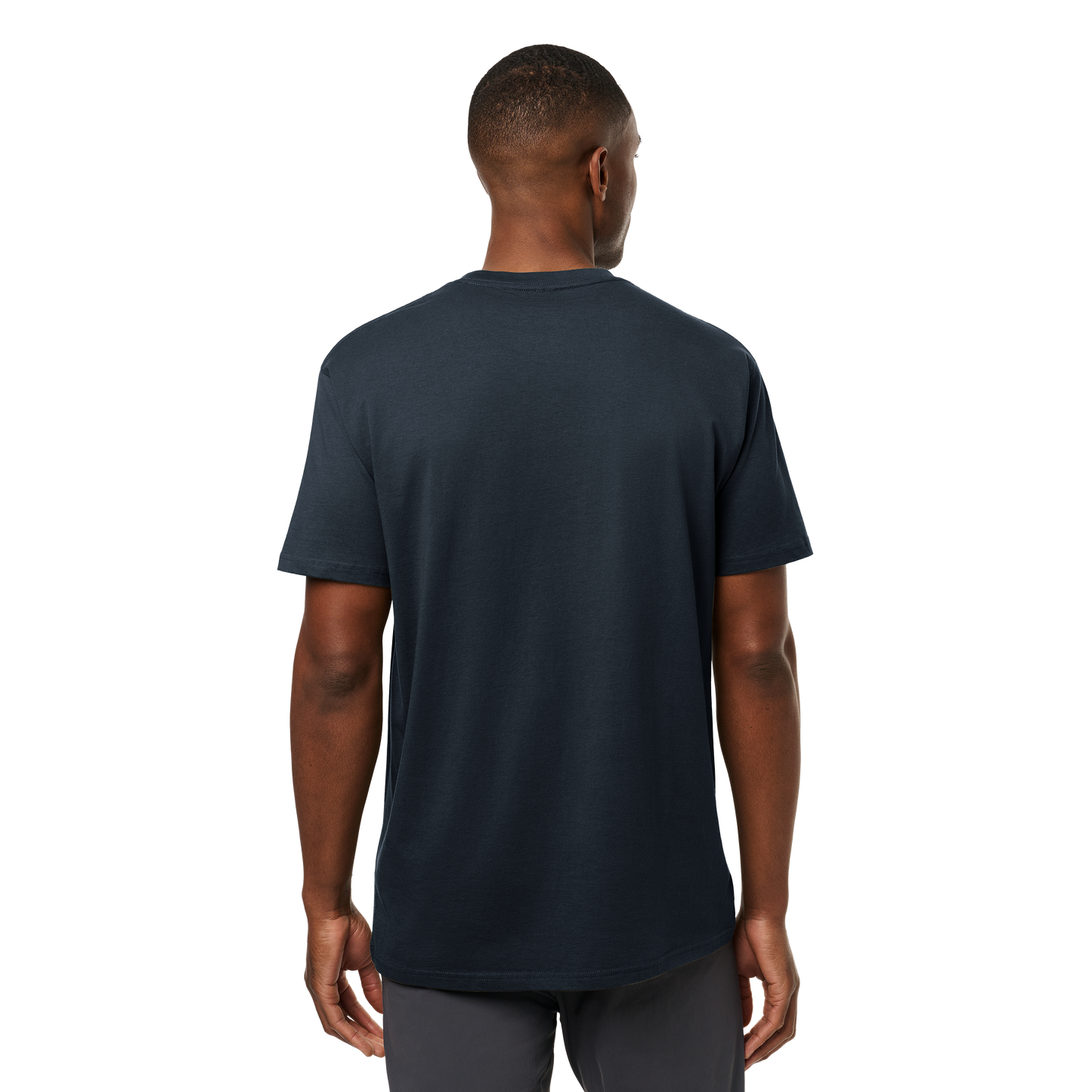 Left Chest Logo Badge Short Sleeve T-Shirt Navy