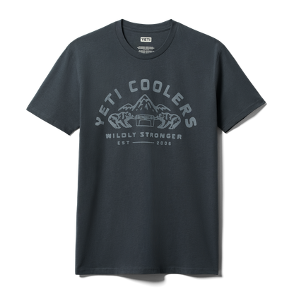YETI Wildly Stronger Short Sleeve T-Shirt Petrol Blue