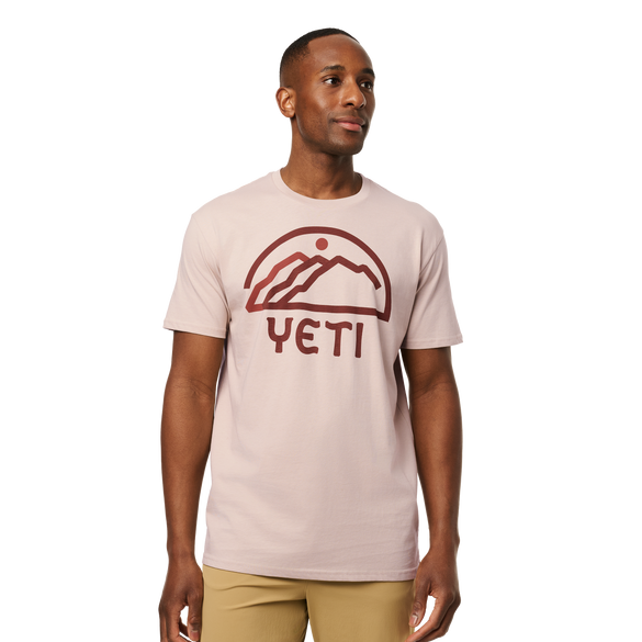 YETI Mountain Short Sleeve T-Shirt Bone