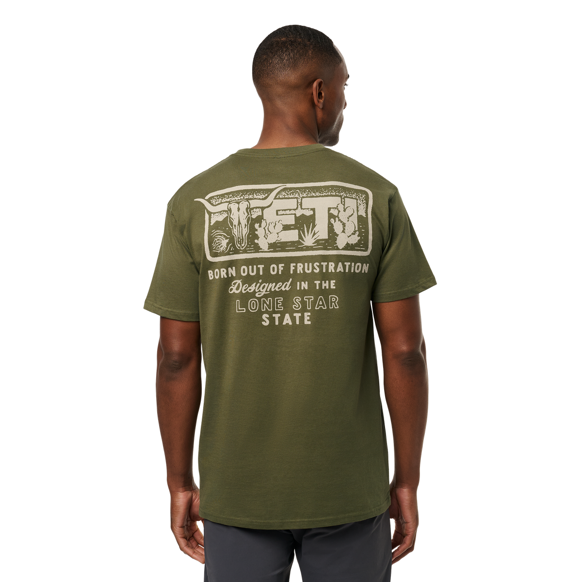YETI Tejas Short Sleeve T-Shirt Army