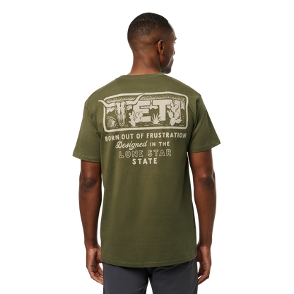 YETI Tejas Short Sleeve T-Shirt Army