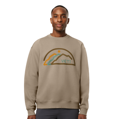 YETI™ Mountains Fleece Crew Neck Taupe