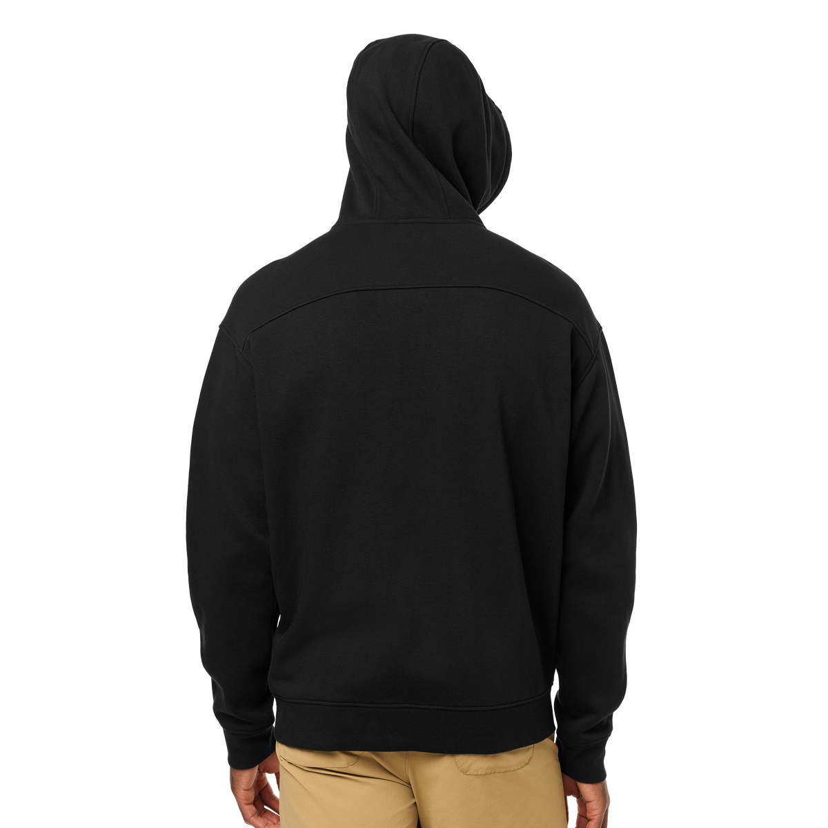 YETI Logo Badge Full Zip Hoodie Black