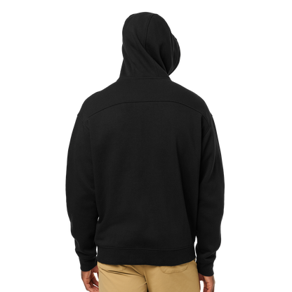 YETI Logo Badge Full Zip Hoodie Black