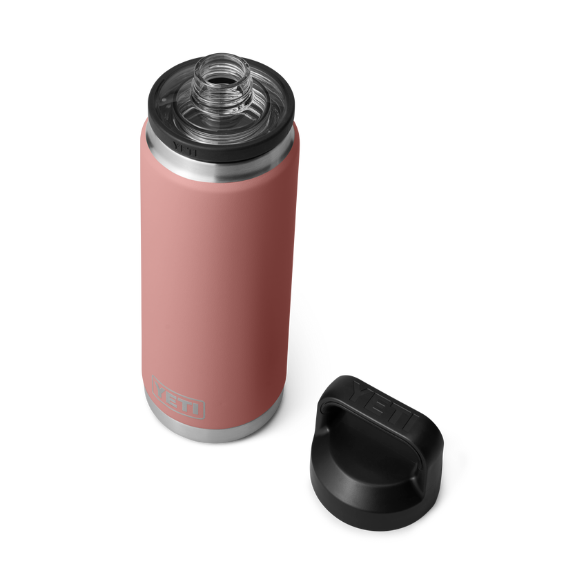 YETI Rambler® 26 oz Fles van 760 ml met Chug Cap Sandstone Pink