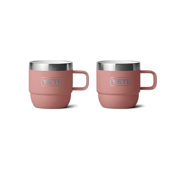 YETI Rambler® 6 oz (177 ml) stapelbare mokken Sandstone Pink