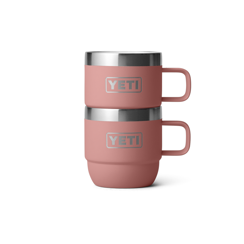 YETI Rambler® 6 oz (177 ml) stapelbare mokken Sandstone Pink