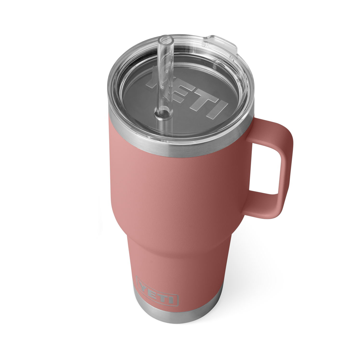 YETI Rambler® Mok Van 35 oz (994 ml) Met Rietjesdeksel Sandstone Pink