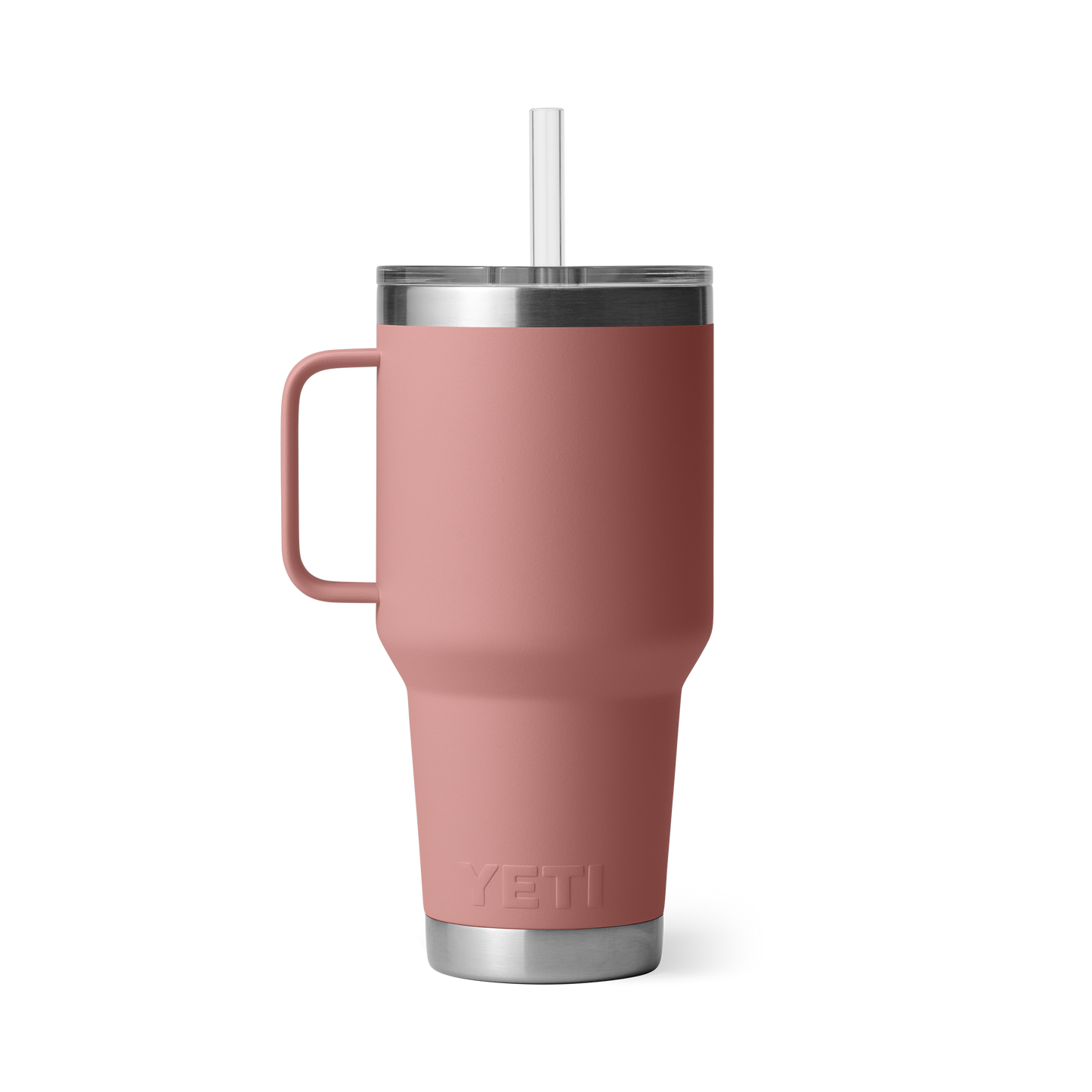 YETI Rambler® Mok Van 35 oz (994 ml) Met Rietjesdeksel Sandstone Pink