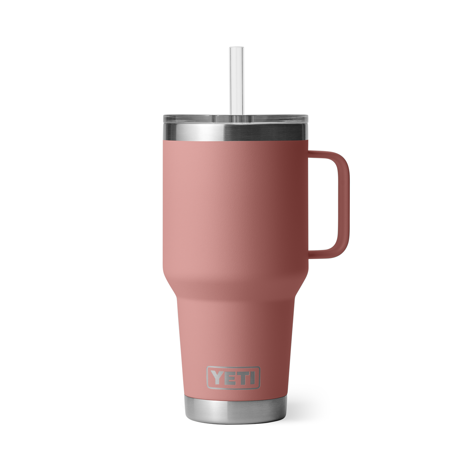 YETI Rambler® Mok Van 35 oz (994 ml) Met Rietjesdeksel Sandstone Pink