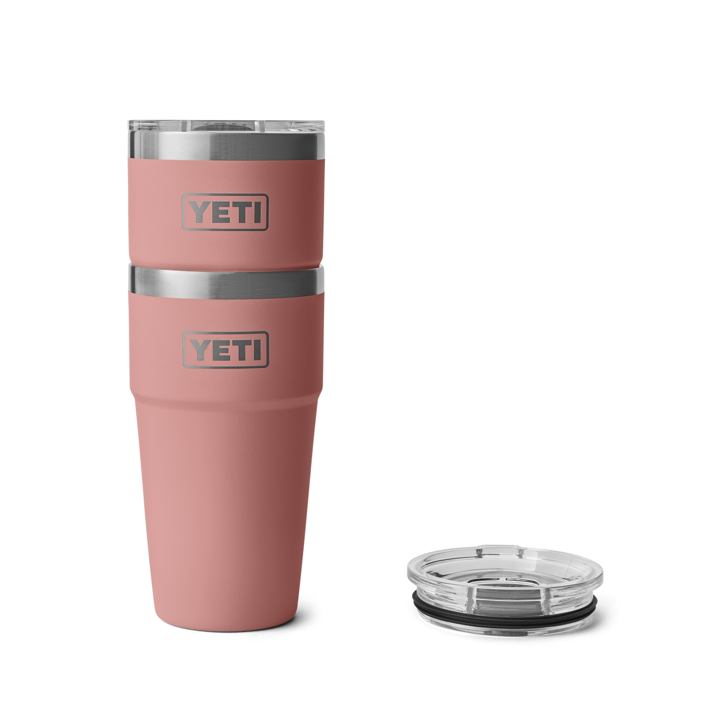 YETI Rambler® Stapelbare beker van 20 oz (591 ml) Sandstone Pink