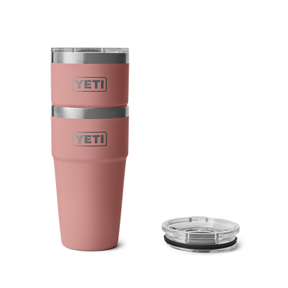 YETI Rambler® Stapelbare beker van 20 oz (591 ml) Sandstone Pink