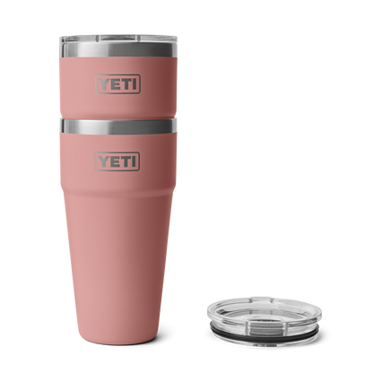 YETI Rambler® Stapelbare beker van 30 oz (887 ml) Sandstone Pink