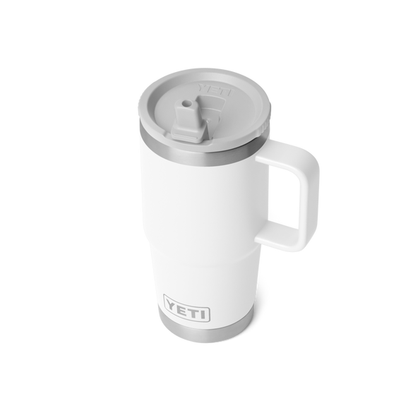 YETI Rambler® 20 oz (591 ml) Travel Straw Mug White