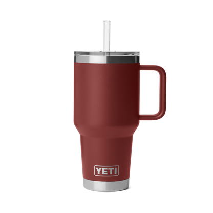 YETI Rambler® 35 oz (1 l) Straw Mug Stag Red