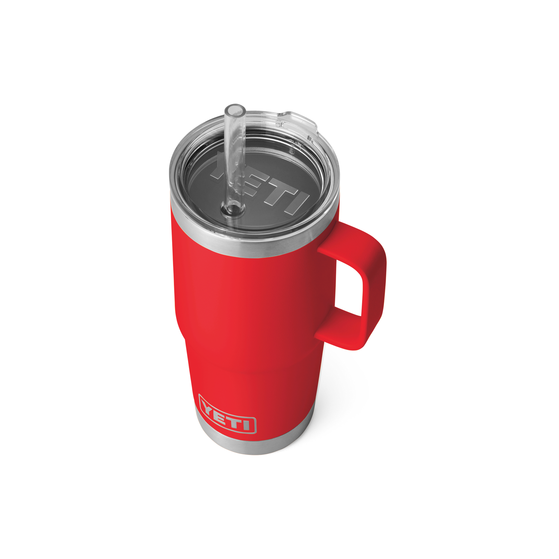 YETI Rambler® Mok Van 25 oz (710 ml) Met Rietjesdeksel Rescue Red