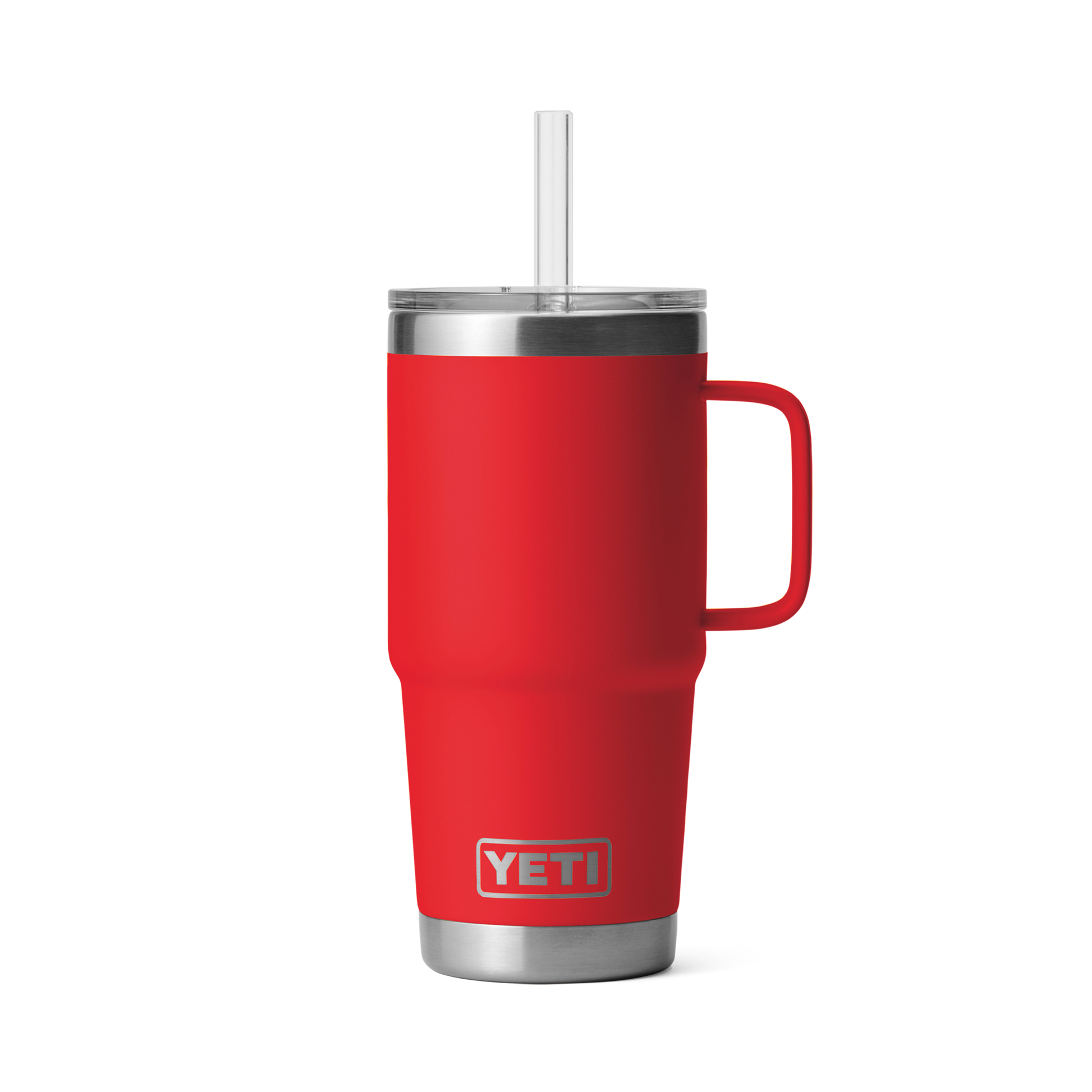 YETI Rambler® Mok Van 25 oz (710 ml) Met Rietjesdeksel Rescue Red