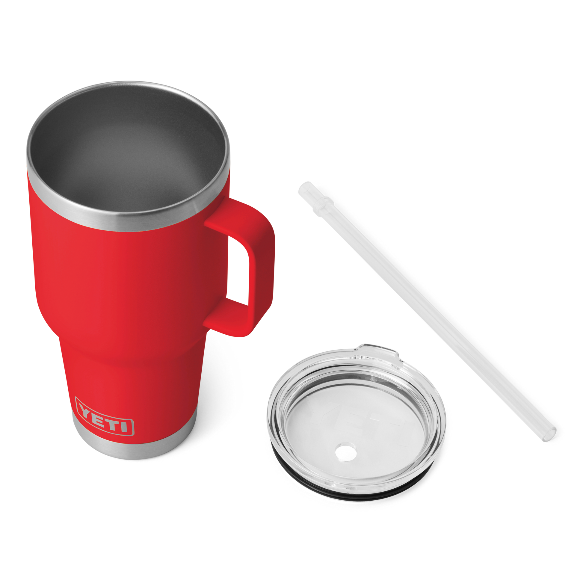 YETI Rambler® Mok Van 35 oz (994 ml) Met Rietjesdeksel Rescue Red