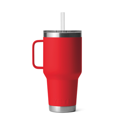 YETI Rambler® Mok Van 35 oz (994 ml) Met Rietjesdeksel Rescue Red