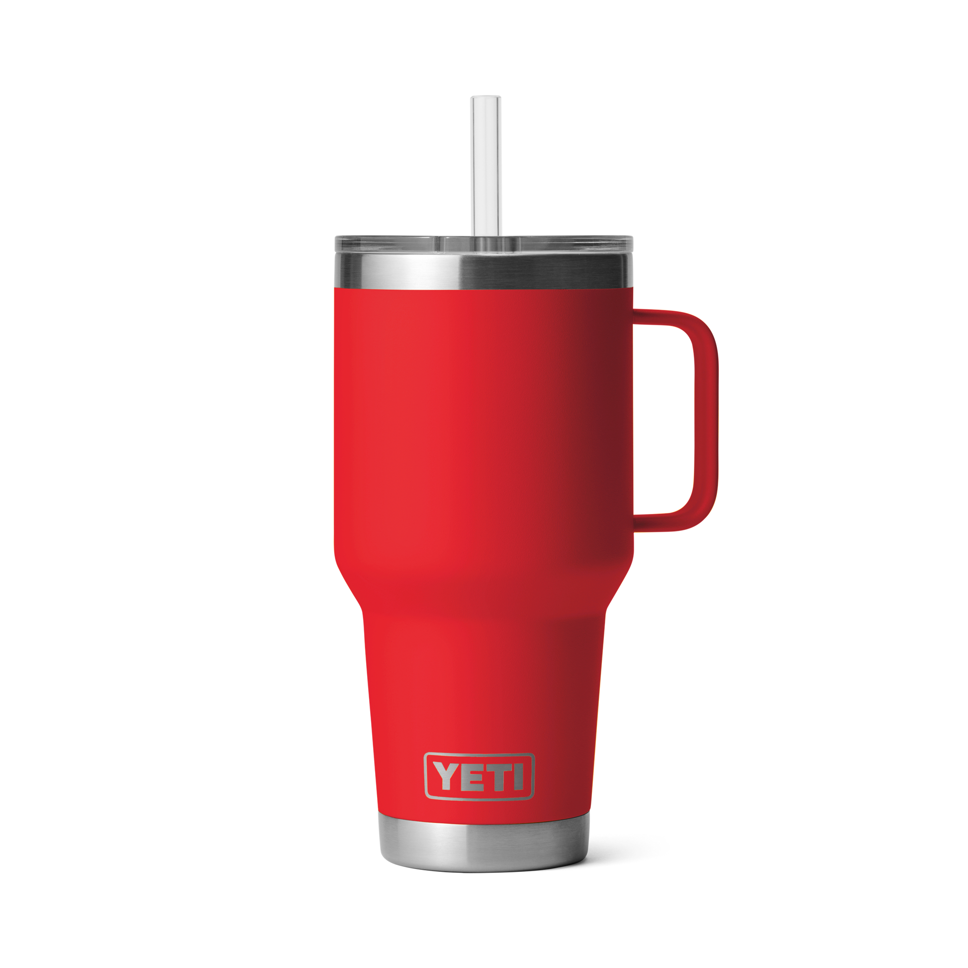 YETI Rambler® Mok Van 35 oz (994 ml) Met Rietjesdeksel Rescue Red