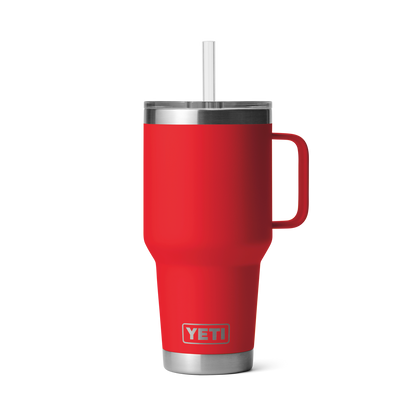 YETI Rambler® Mok Van 35 oz (994 ml) Met Rietjesdeksel Rescue Red