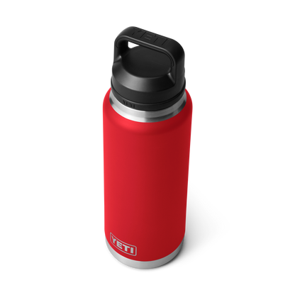 YETI Rambler® 36 oz Fles van 1065 ml met Chug Cap Rescue Red