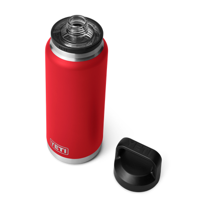 YETI Rambler® 36 oz Fles van 1065 ml met Chug Cap Rescue Red