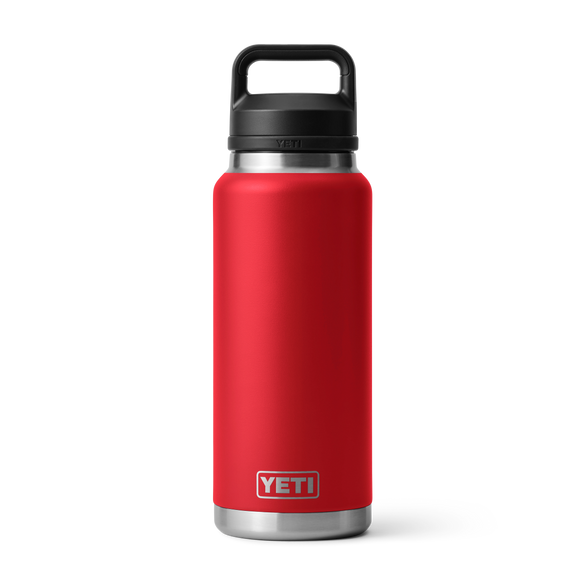 YETI Rambler® 36 oz Fles van 1065 ml met Chug Cap Rescue Red
